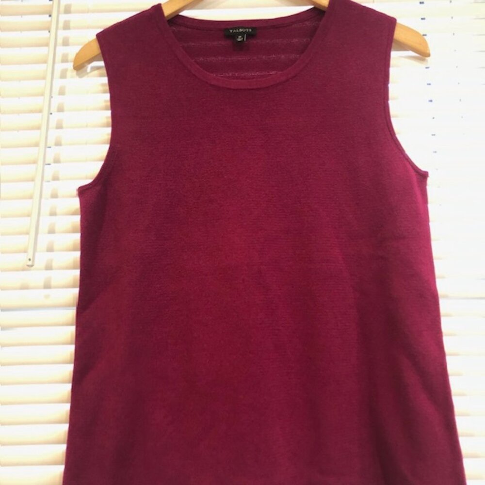 Talbots Shell Tank Top Pink Size M Pre-Owned. - Picture 4 of 13